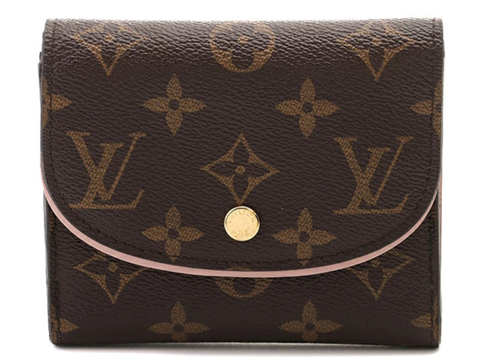 LOUIS VUITTON folding wallet Portefeuille Ariane Monogram Rose Pink Ballerine